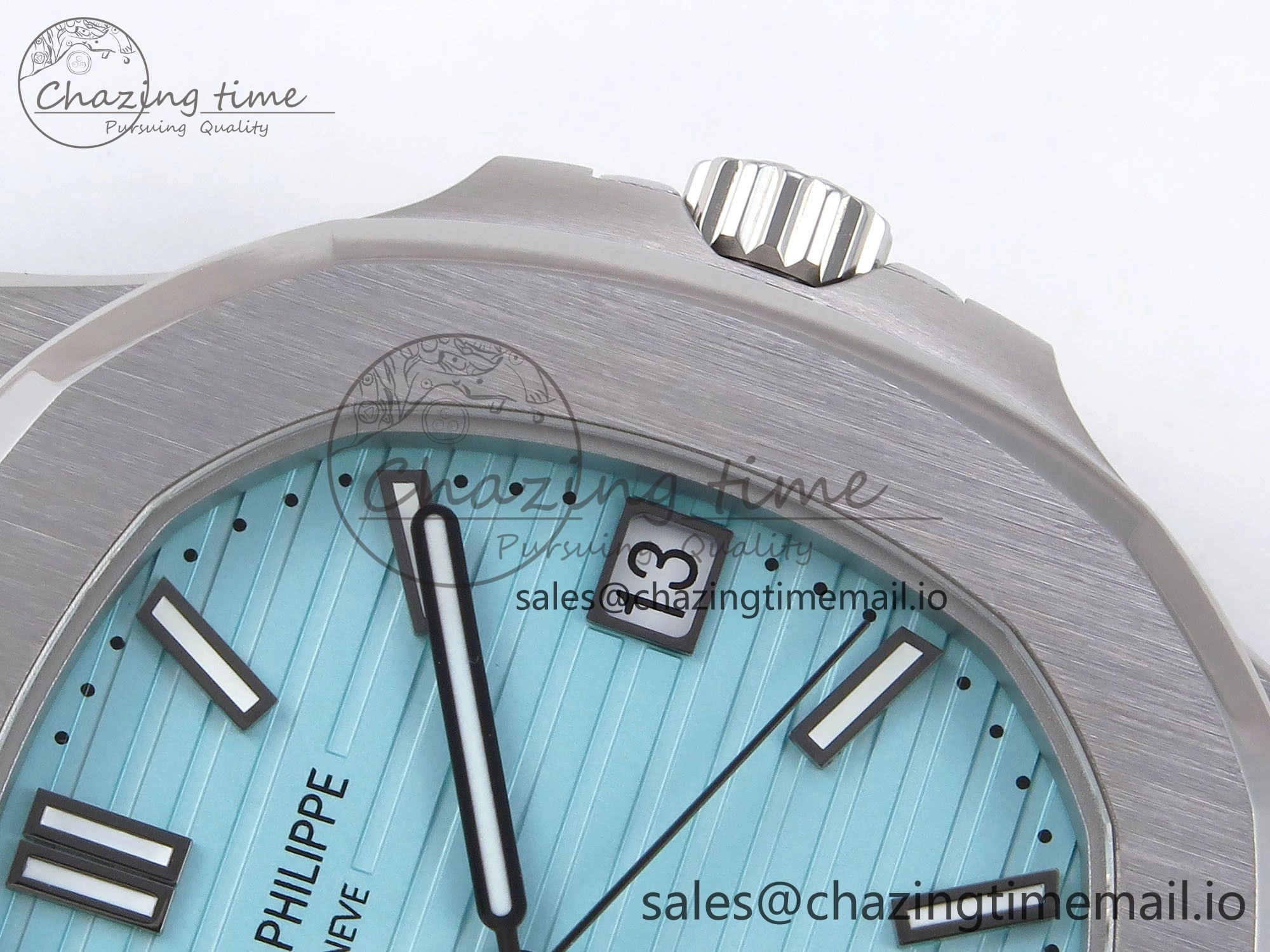Nautilus 5711 3KF 1:1 Best Edition Tiffany Blue Dial on SS Bracelet A324 Super Clone V Stylish 8717