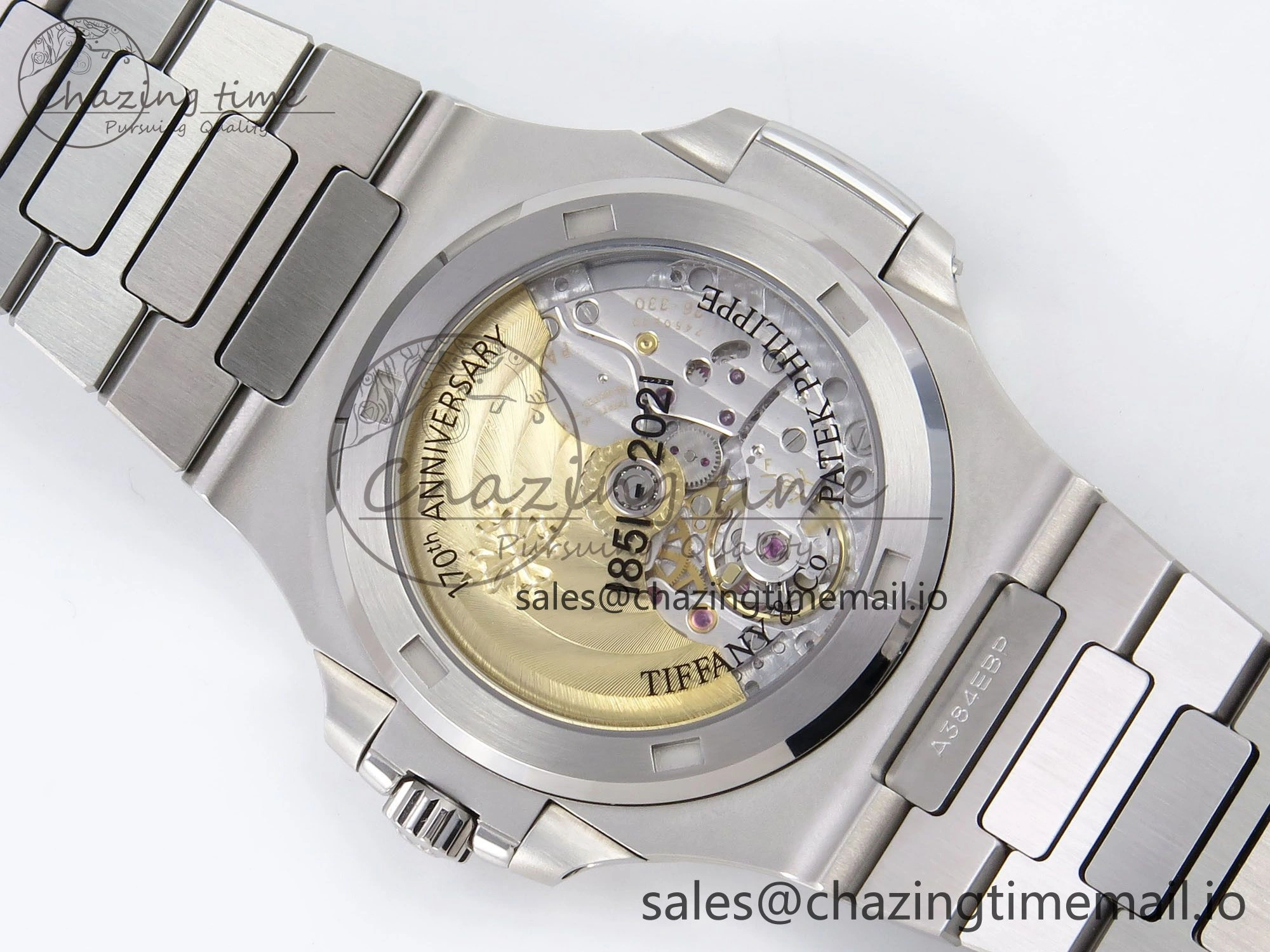 Nautilus 5711 3KF 1:1 Best Edition Tiffany Blue Dial on SS Bracelet A324 Super Clone V Stylish 8717