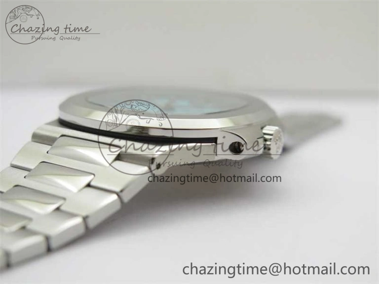 Nautilus 5711 3KF 1:1 Best Edition Tiffany Blue Dial on SS Bracelet A324 Super Clone V Classic 8847