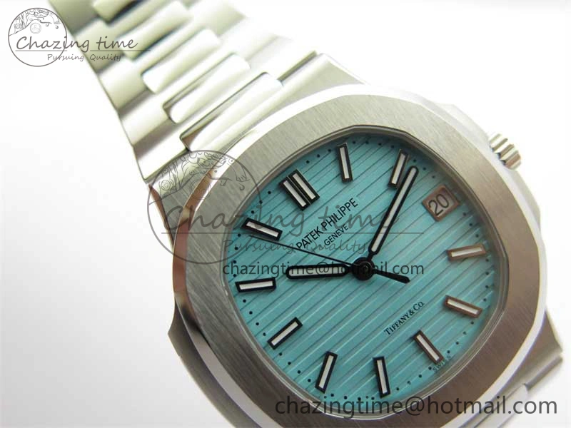 Nautilus 5711 3KF 1:1 Best Edition Tiffany Blue Dial on SS Bracelet A324 Super Clone V Classic 8847