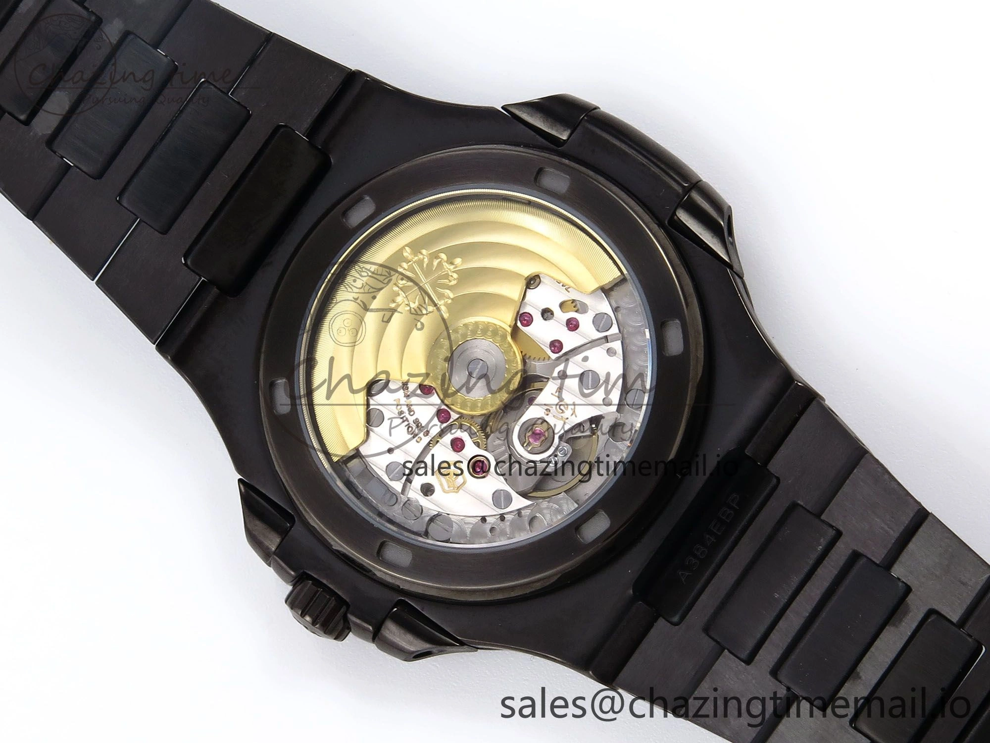 Nautilus 5711 DIW Carbon DIWF 1:1 Best Edition Green Textured Dial On Carbon Bracelet 324CS DailyWear 8693