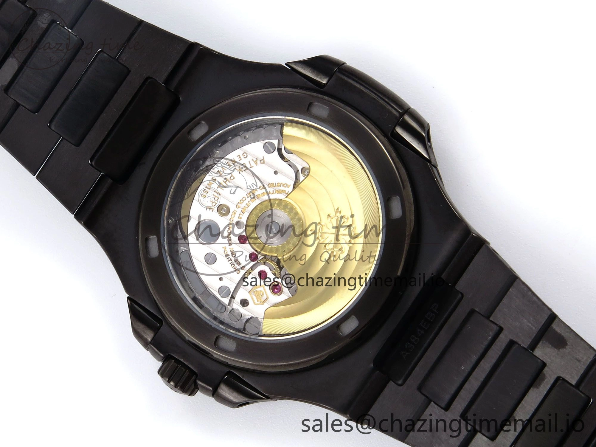 Nautilus 5711 DIW Carbon DIWF 1:1 Best Edition Green Textured Dial On Carbon Bracelet 324CS DailyWear 8693