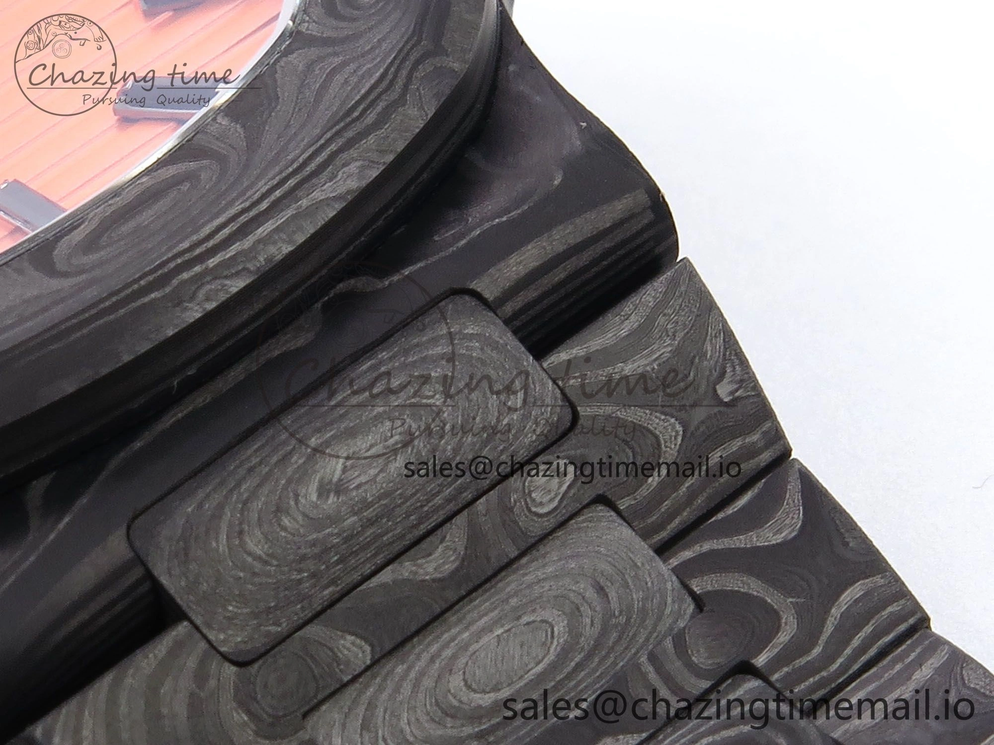 Tailored Nautilus 5711 DIW Carbon DIWF 1:1 Best Edition Orange Textured Dial On Carbon Bracelet 324CS 8694