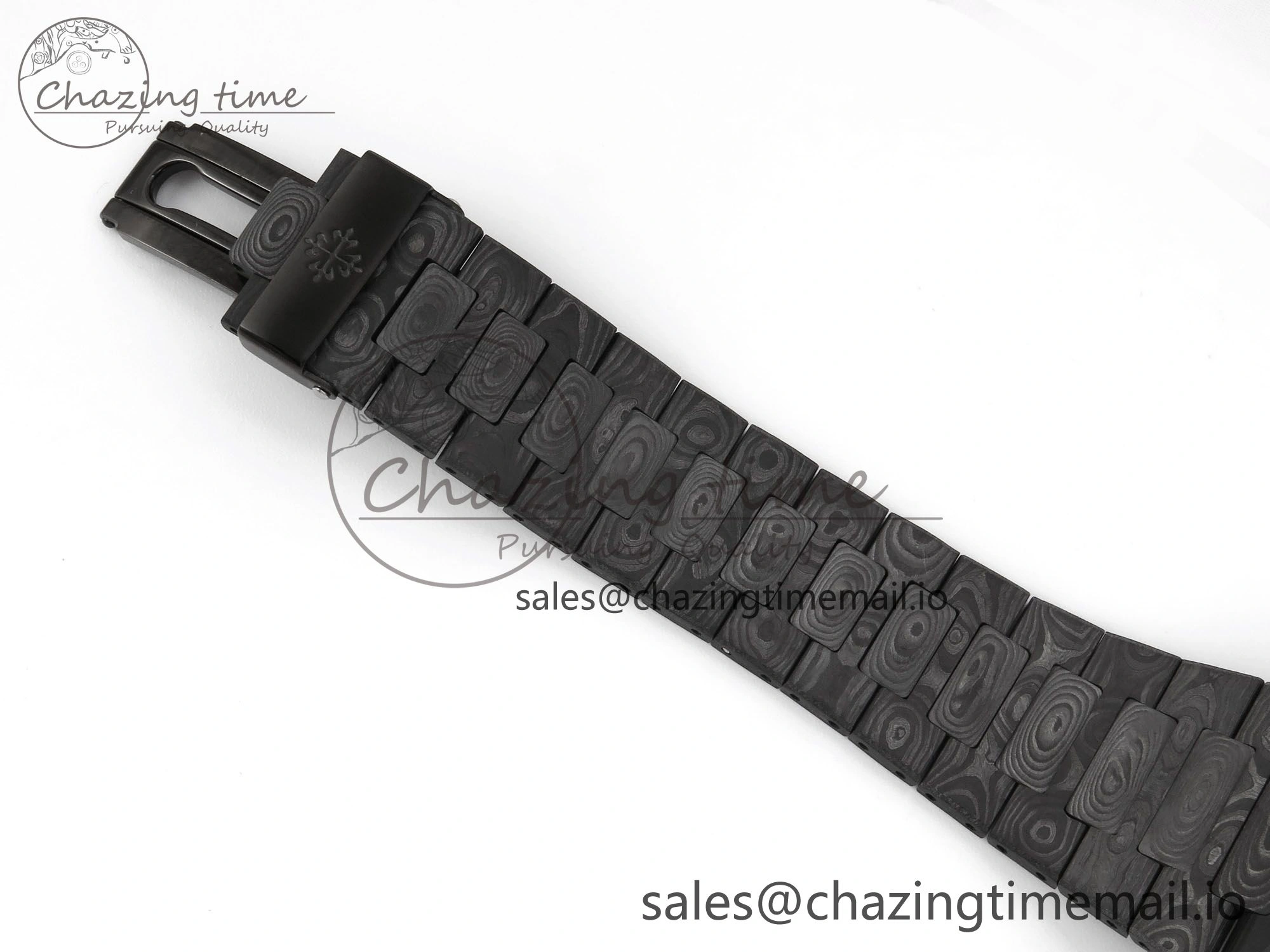 Tailored Nautilus 5711 DIW Carbon DIWF 1:1 Best Edition Orange Textured Dial On Carbon Bracelet 324CS 8694