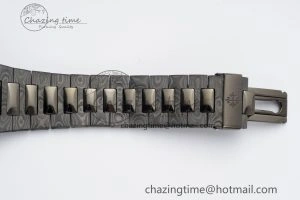 Nautilus 5711 DIW Carbon DIWF 1:1 Best Edition Tiffany Blue Textured Dial on Carbon PVD Bracelet 324CS Effortless 8785