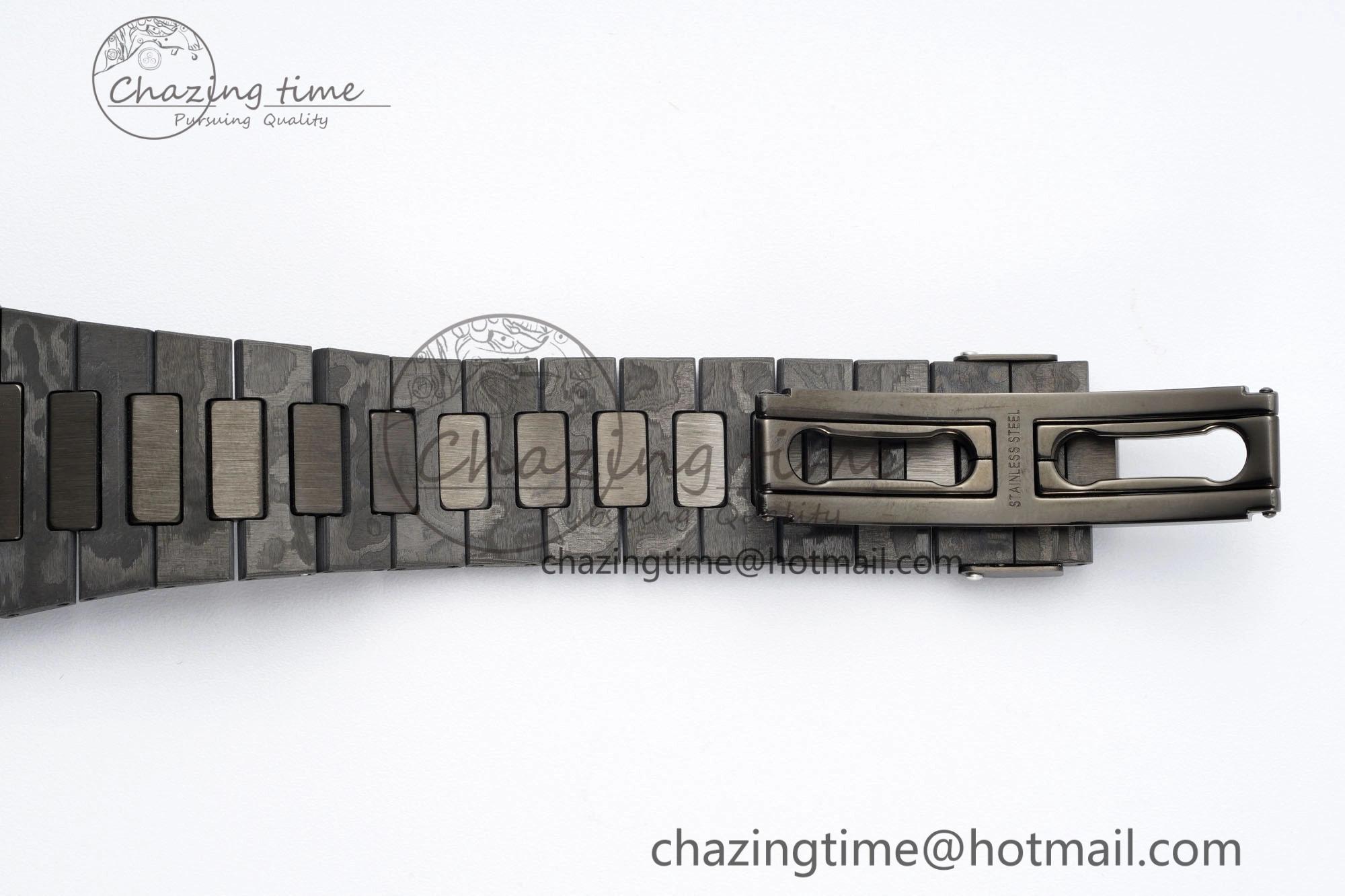 Nautilus 5711 DIW Carbon DIWF 1:1 Best Edition Tiffany Blue Textured Dial on Carbon PVD Bracelet 324CS Effortless 8785