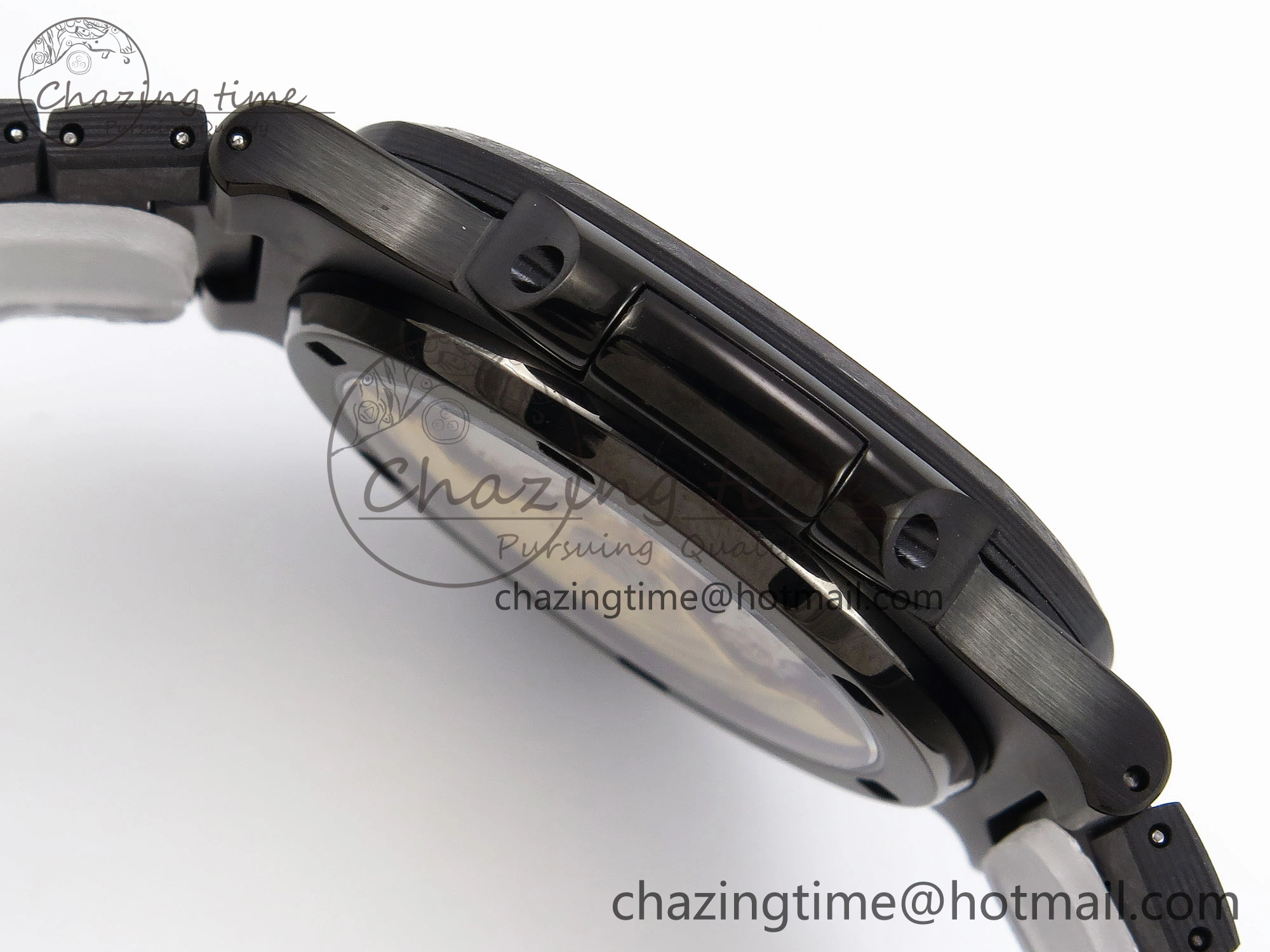 Popular Nautilus 5711 DIW Carbon DIWF 1:1 Best Edition Tiffany Blue Textured Dial on Carbon PVD Bracelet 324CS 8793