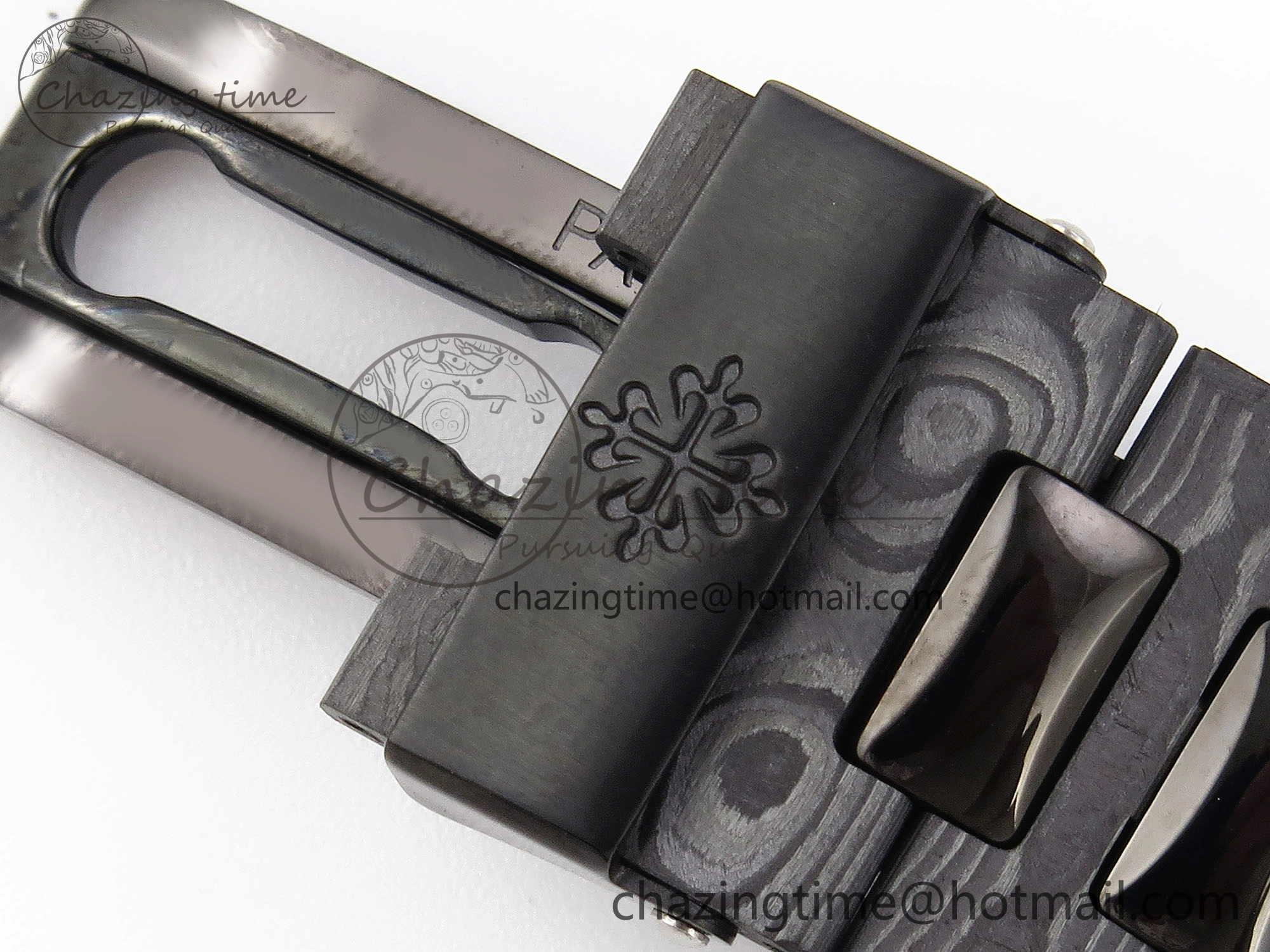 Nautilus 5711 DIW Carbon DIWF 1:1 Best Edition White Textured Dial on Carbon PVD Bracelet 324CS Stretchable 8792