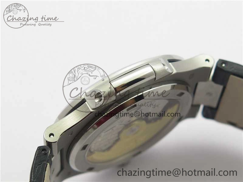 Nautilus 5711 PPF 1:1 Best Edition Blue Textured Dial on Leather Strap 324CS V Thermal 8935
