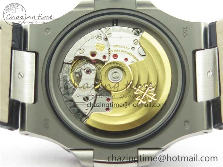 Nautilus 5711 PPF 1:1 Best Edition Blue Textured Dial on Leather Strap 324CS V Thermal 8935
