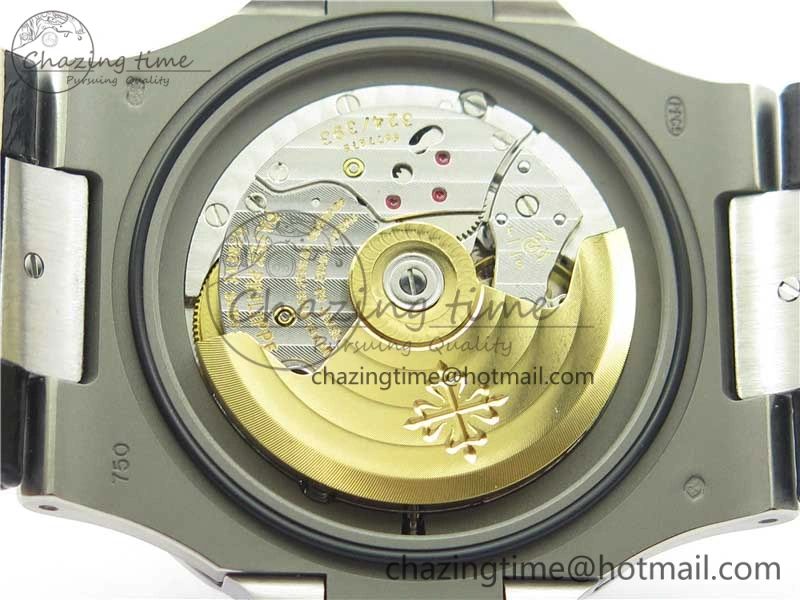 Nautilus 5711 PPF 1:1 Best Edition Blue Textured Dial on Leather Strap 324CS V Thermal 8935
