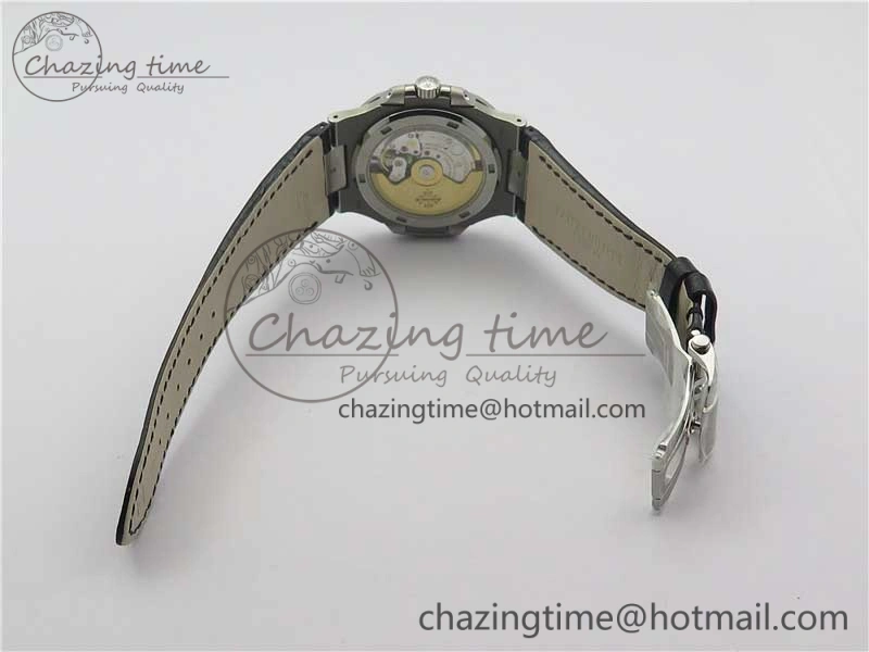 Nautilus 5711 PPF 1:1 Best Edition Blue Textured Dial on Leather Strap 324CS V Thermal 8935