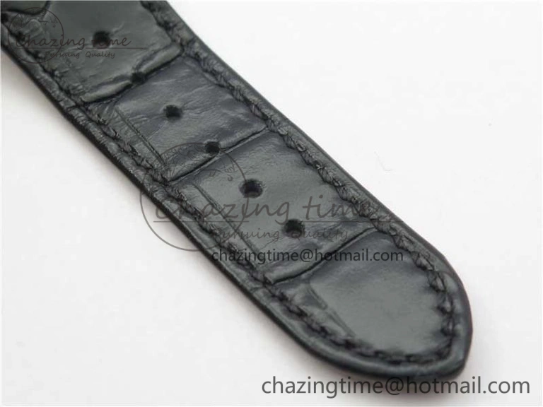 Comfortable Nautilus 5711 PPF 1:1 Best Edition Gray Textured Dial on Leather Strap 324CS V 8939
