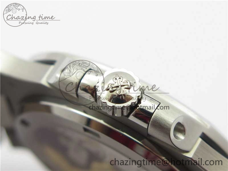 Nautilus 5711 PPF 1:1 Best Edition White Textured Dial on Leather Strap 324CS V ModernLook 8938
