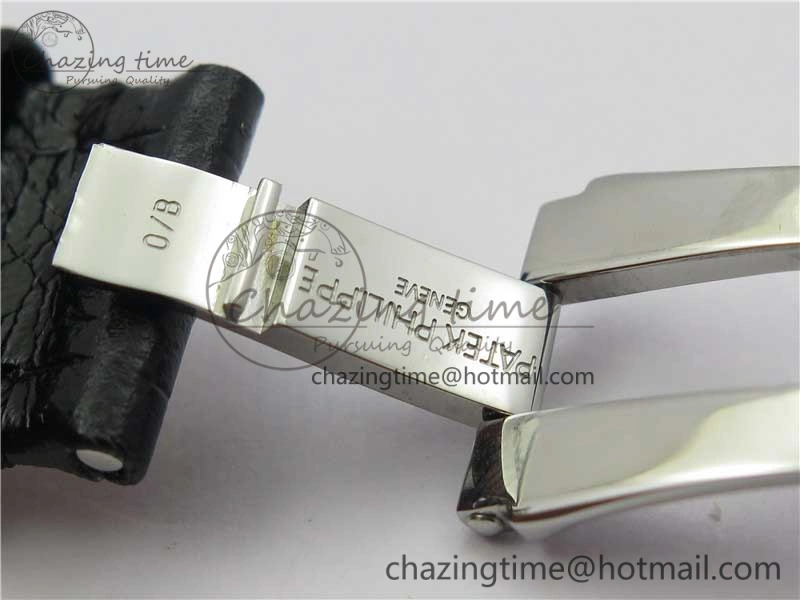 Nautilus 5711 PPF 1:1 Best Edition White Textured Dial on Leather Strap 324CS V ModernLook 8938