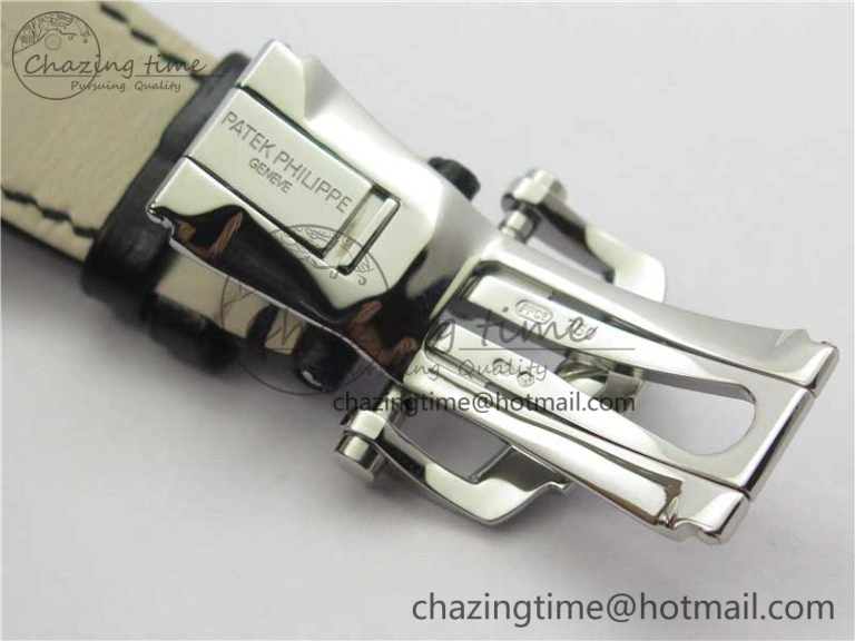 Nautilus 5711 PPF 1:1 Best Edition White Textured Dial on Leather Strap 324CS V ModernLook 8938