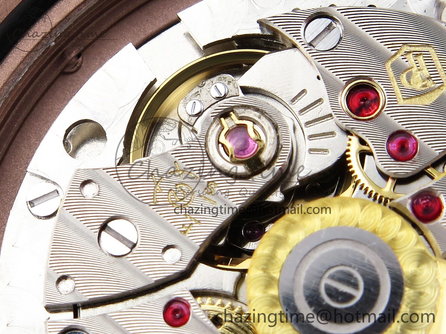 Nautilus 5711 RG GPF 1:1 Best Edition Gray Dial Purple Diamonds Bezel on RG Bracelet 324CS Reliable 8790