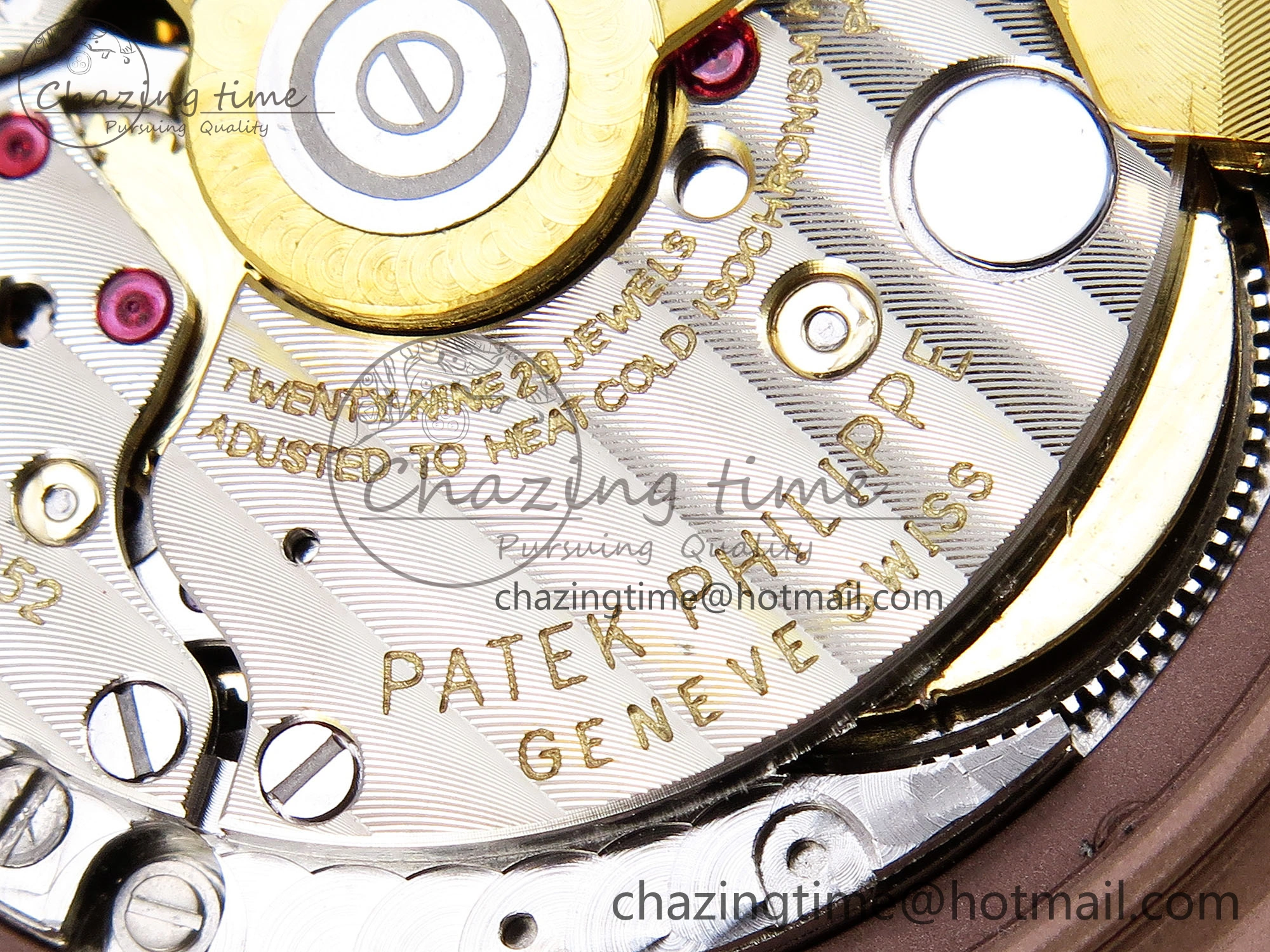 Nautilus 5711 RG GPF 1:1 Best Edition Gray Dial Purple Diamonds Bezel on RG Bracelet 324CS Reliable 8790