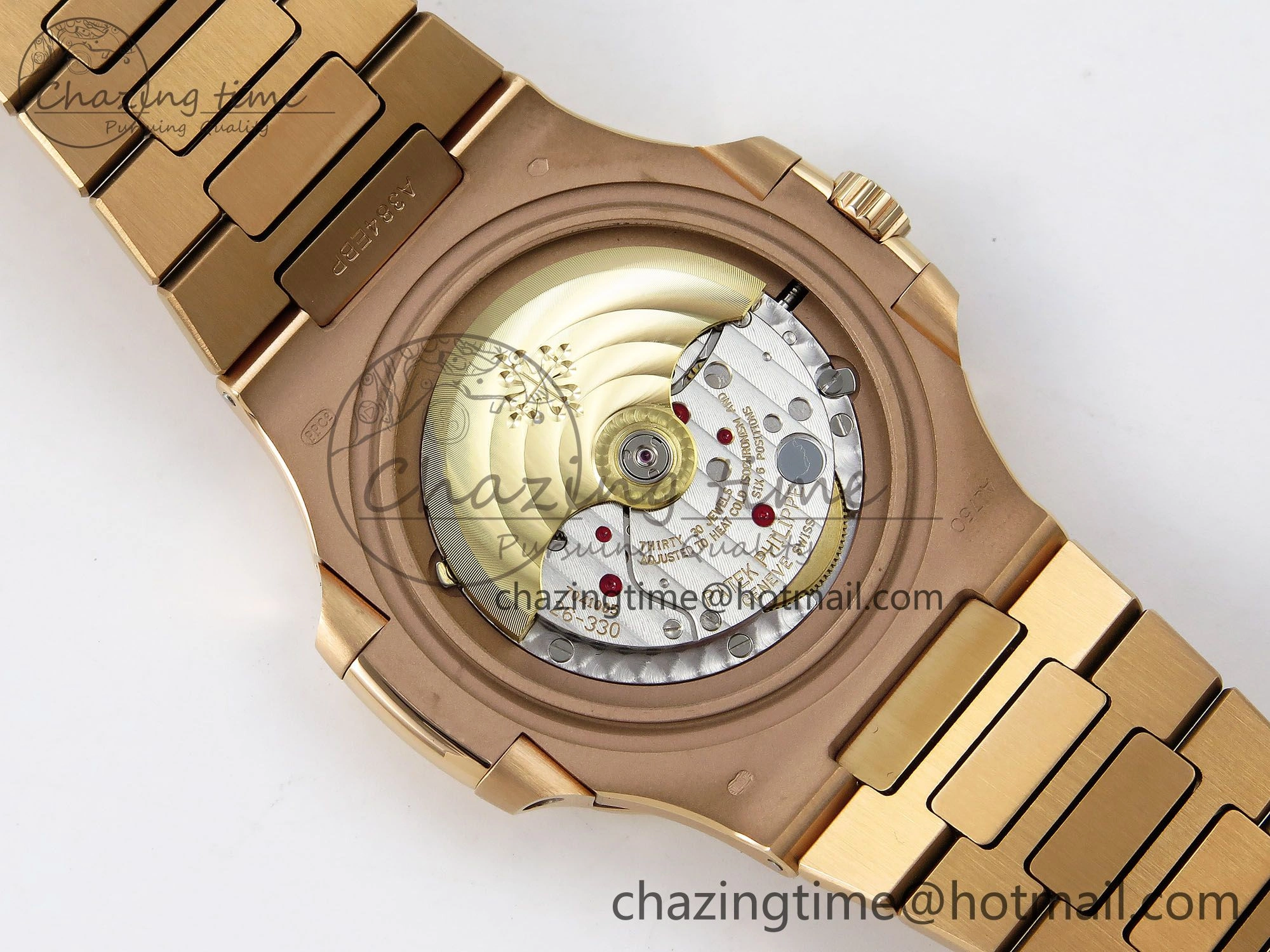 Nautilus 5711 RG PPF 1:1 Best Edition White Dial on RG Bracelet A SportInspired 8720