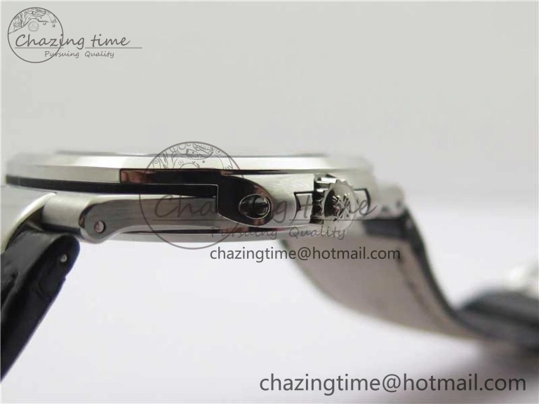 MoistureWicking Nautilus 5711 SS 3KF 1:1 Best Edition Gray Textured Dial on Black Leather Strap A324 Super Clone V 8878