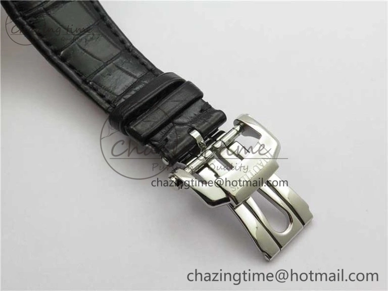 MoistureWicking Nautilus 5711 SS 3KF 1:1 Best Edition Gray Textured Dial on Black Leather Strap A324 Super Clone V 8878