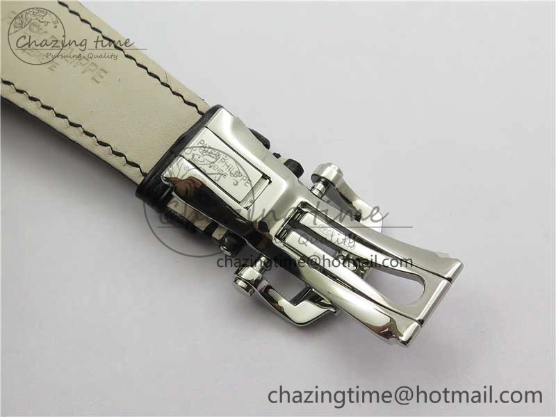 MoistureWicking Nautilus 5711 SS 3KF 1:1 Best Edition Gray Textured Dial on Black Leather Strap A324 Super Clone V 8878