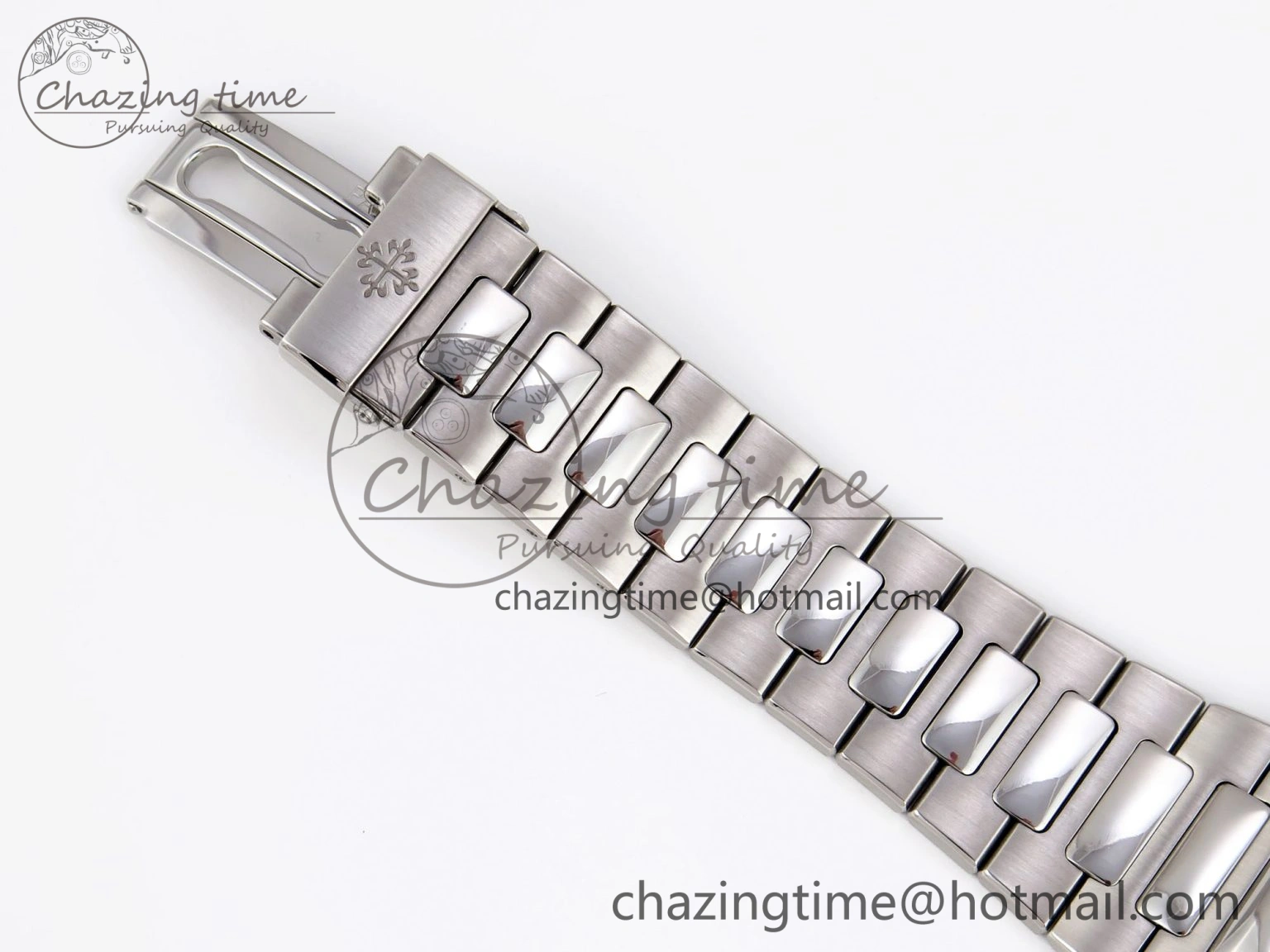 Nautilus 5711 SS GPF 1:1 Best Edition Gray Dial Green Diamonds Bezel on SS Bracelet 324CS Comfortable 8789