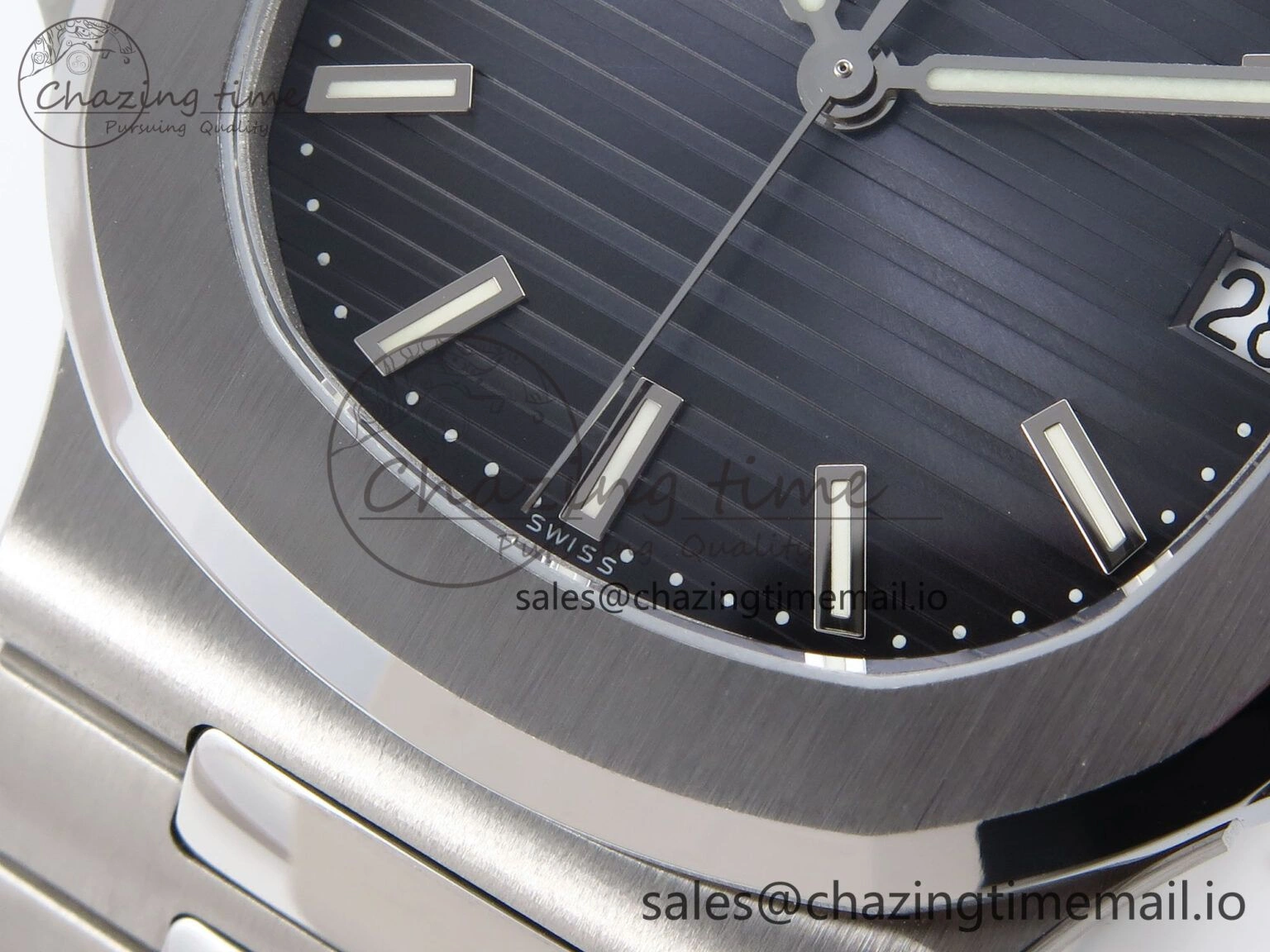 Tailored Nautilus 5711 SS PPF 1:1 Best Edition Blue Dial on SS Bracelet A324 V3s 8696