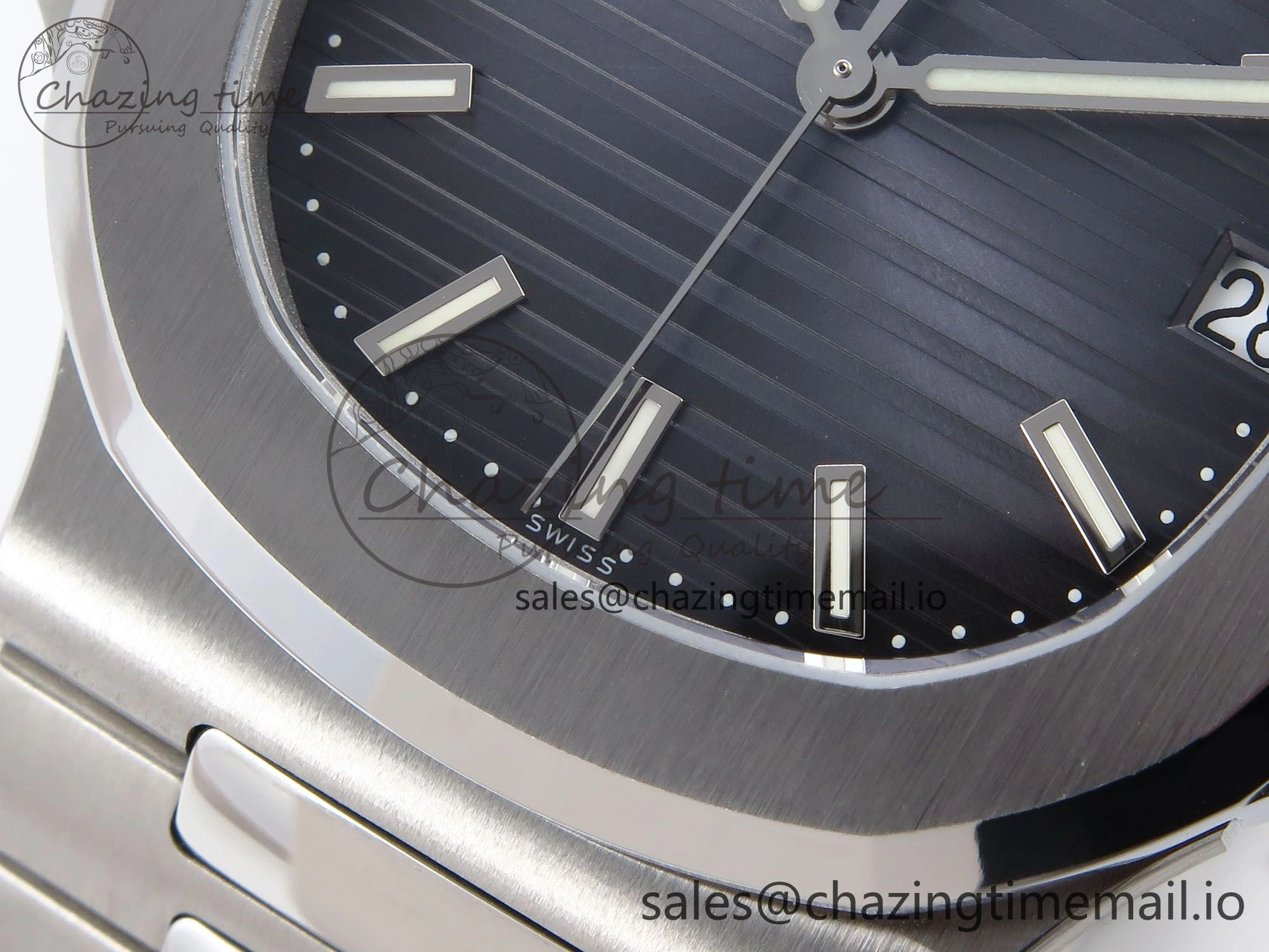 Tailored Nautilus 5711 SS PPF 1:1 Best Edition Blue Dial on SS Bracelet A324 V3s 8696