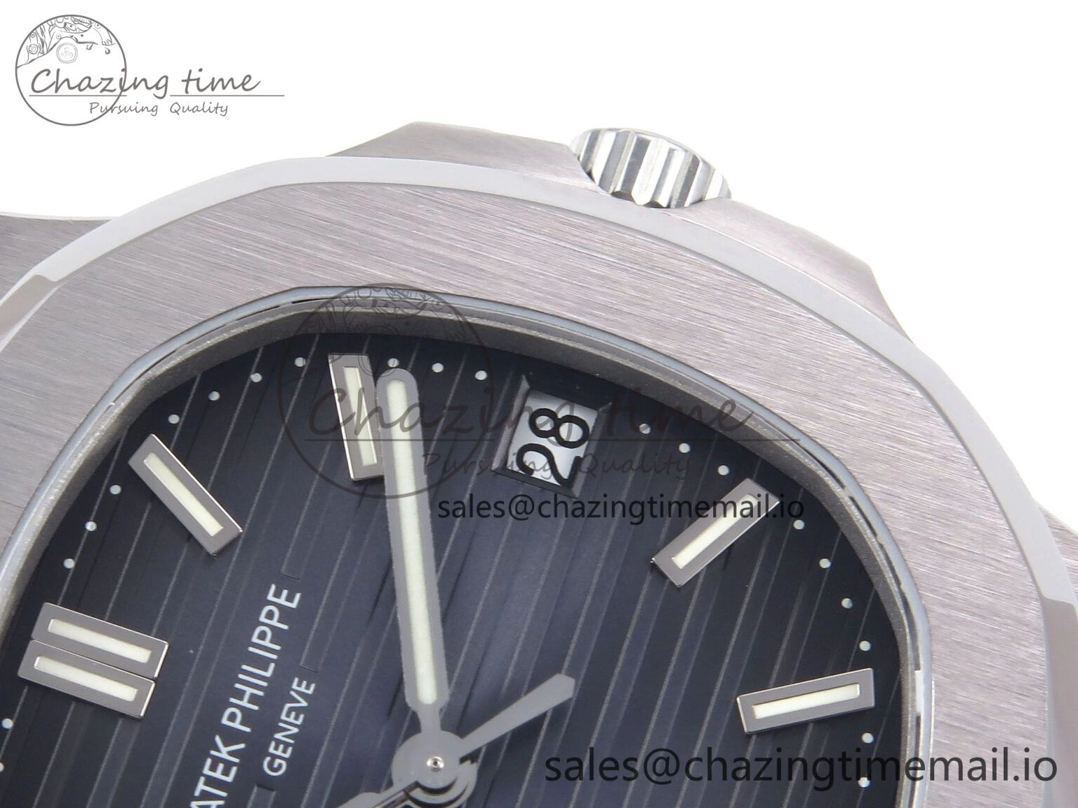 Tailored Nautilus 5711 SS PPF 1:1 Best Edition Blue Dial on SS Bracelet A324 V3s 8696