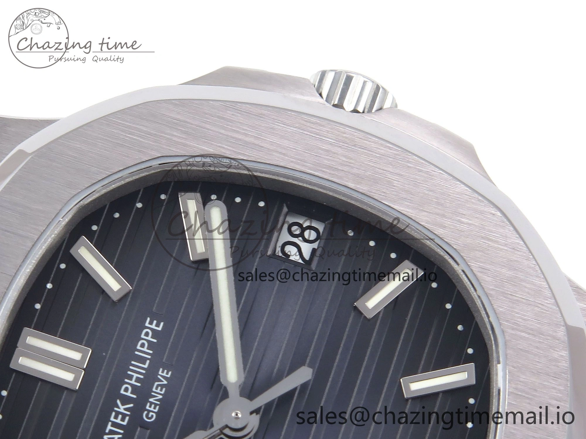 Tailored Nautilus 5711 SS PPF 1:1 Best Edition Blue Dial on SS Bracelet A324 V3s 8696