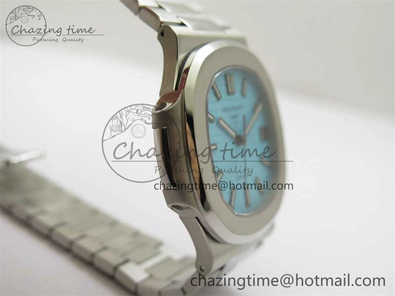 FlexibleFit Nautilus 5711 Tiffany PPF 1:1 Best Edition Tiffany Blue Dial on SS Bracelet 324CS V 8840