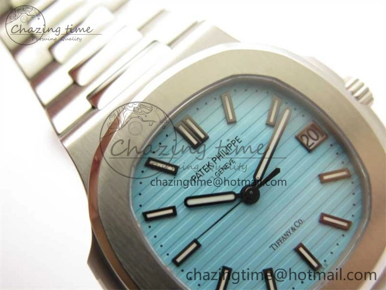 FlexibleFit Nautilus 5711 Tiffany PPF 1:1 Best Edition Tiffany Blue Dial on SS Bracelet 324CS V 8840