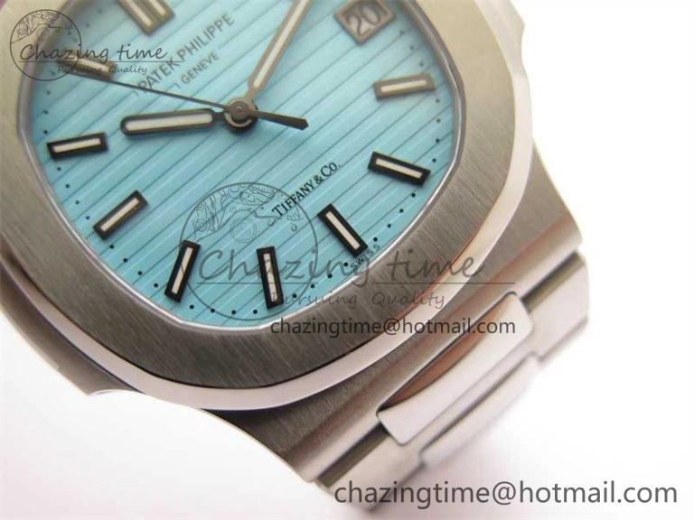 FlexibleFit Nautilus 5711 Tiffany PPF 1:1 Best Edition Tiffany Blue Dial on SS Bracelet 324CS V 8840