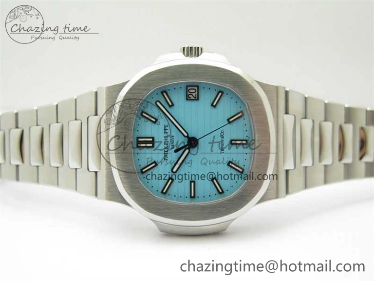 FlexibleFit Nautilus 5711 Tiffany PPF 1:1 Best Edition Tiffany Blue Dial on SS Bracelet 324CS V 8840