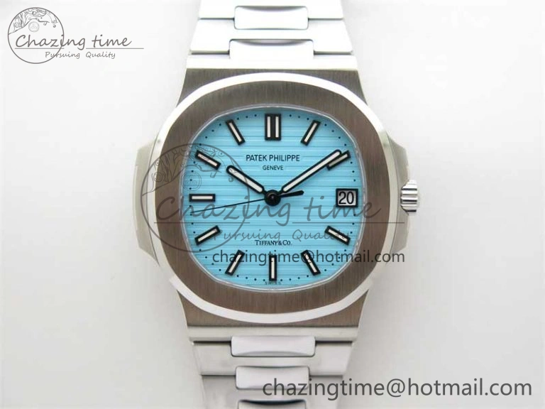 FlexibleFit Nautilus 5711 Tiffany PPF 1:1 Best Edition Tiffany Blue Dial on SS Bracelet 324CS V 8840