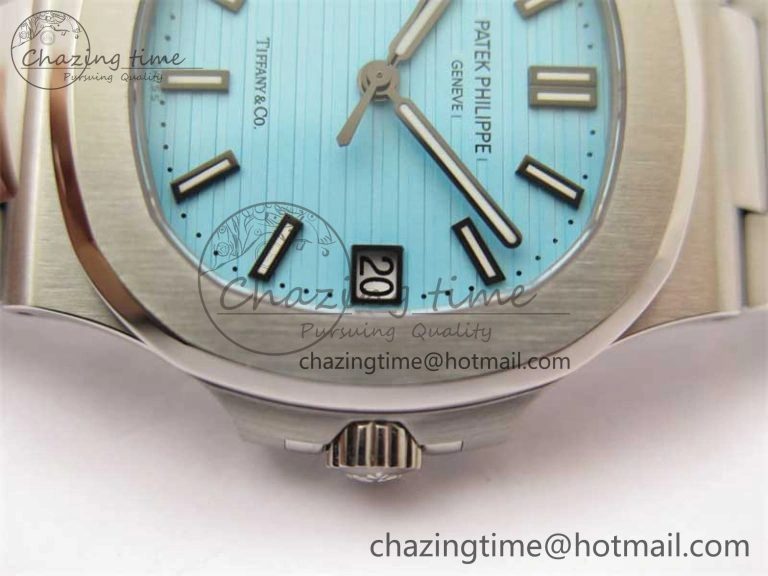 FlexibleFit Nautilus 5711 Tiffany PPF 1:1 Best Edition Tiffany Blue Dial on SS Bracelet 324CS V 8840