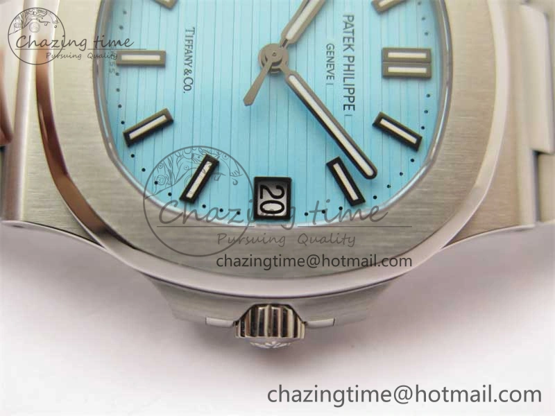 FlexibleFit Nautilus 5711 Tiffany PPF 1:1 Best Edition Tiffany Blue Dial on SS Bracelet 324CS V 8840
