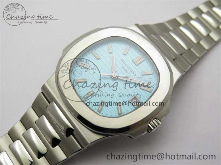 FlexibleFit Nautilus 5711 Tiffany PPF 1:1 Best Edition Tiffany Blue Dial on SS Bracelet 324CS V 8840