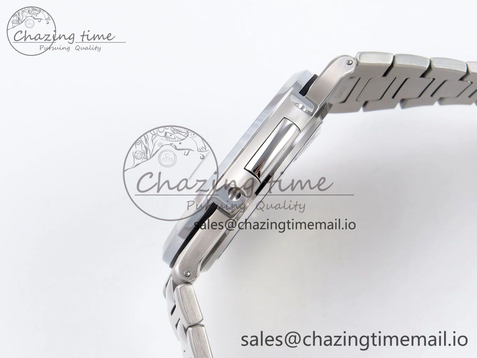 Seasonal Nautilus 5711 1300A 3KF 1:1 Best Edition Diamond Bezel Green Dial on SS Bracelet A324 Super Clone V 8715