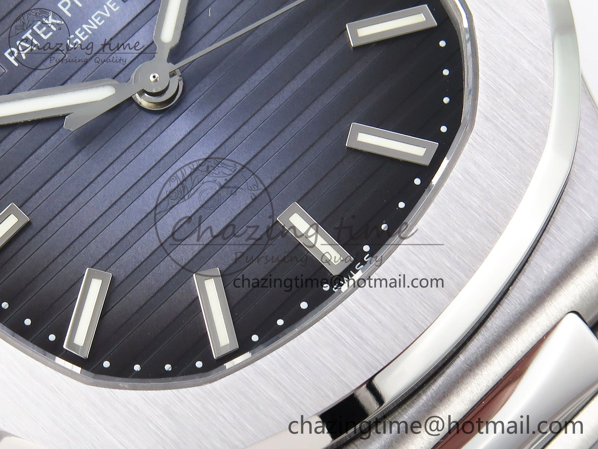 Sustainable Nautilus 5711 1A-010 PPF 1:1 Best Edition Blue Textured Dial on SS Bracelet Super Clone 26-330 V 8728