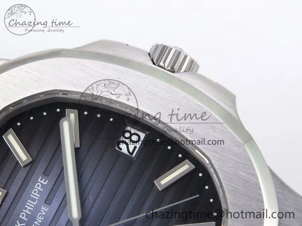 Sustainable Nautilus 5711 1A-010 PPF 1:1 Best Edition Blue Textured Dial on SS Bracelet Super Clone 26-330 V 8728