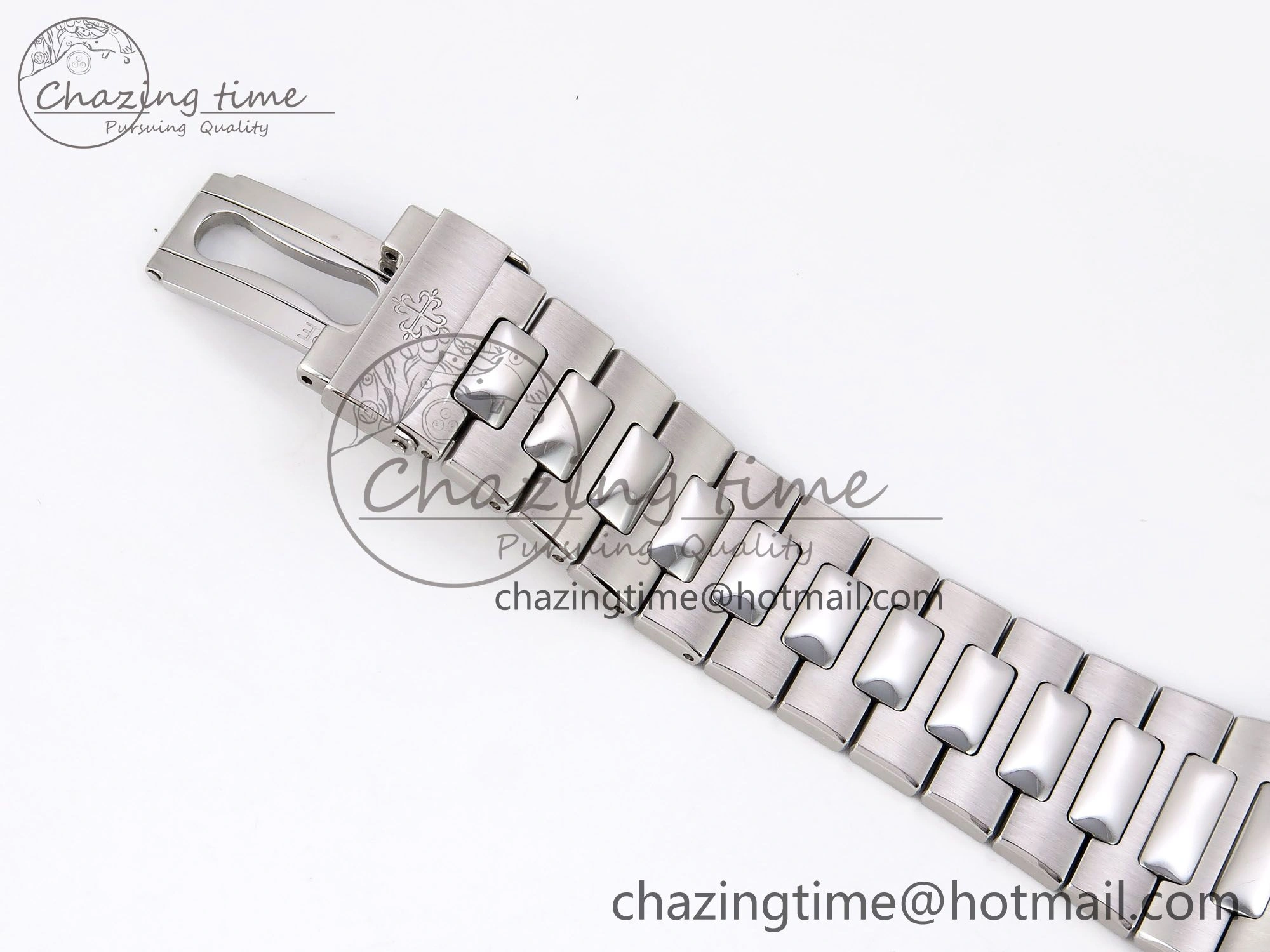 SmartChoice Nautilus 5711 1A-011 PPF 1:1 Best Edition White Textured Dial on SS Bracelet Super Clone 26-330 V 8730