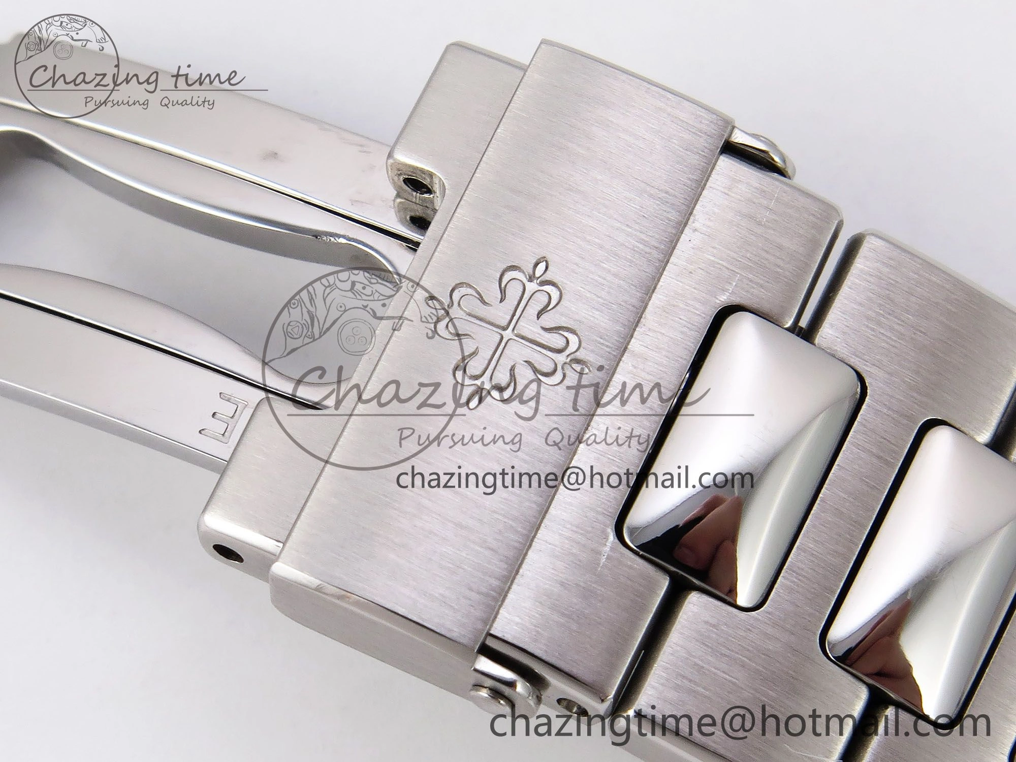 SmartChoice Nautilus 5711 1A-011 PPF 1:1 Best Edition White Textured Dial on SS Bracelet Super Clone 26-330 V 8730