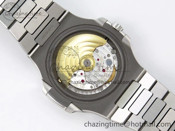 Nautilus 5711 1A-018 PPF 1:1 Best Edition Tiffany Blue Textured Dial on SS Bracelet Super Clone 26-330 V QuickDry 8725
