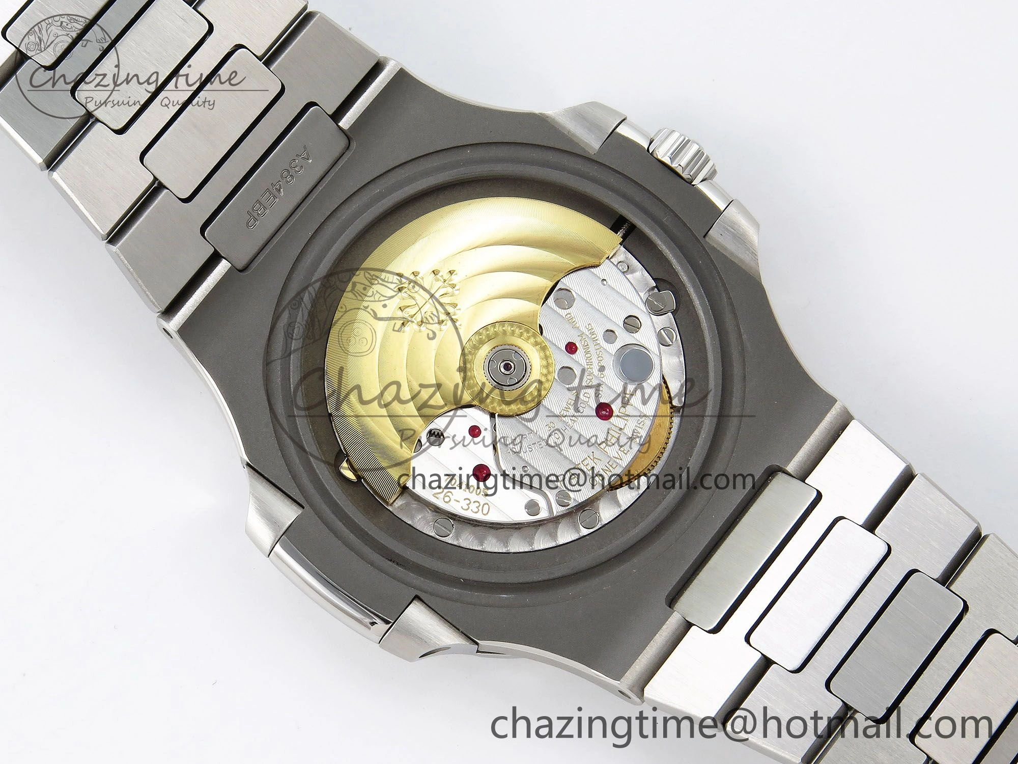 Nautilus 5711 1A-018 PPF 1:1 Best Edition Tiffany Blue Textured Dial on SS Bracelet Super Clone 26-330 V QuickDry 8725