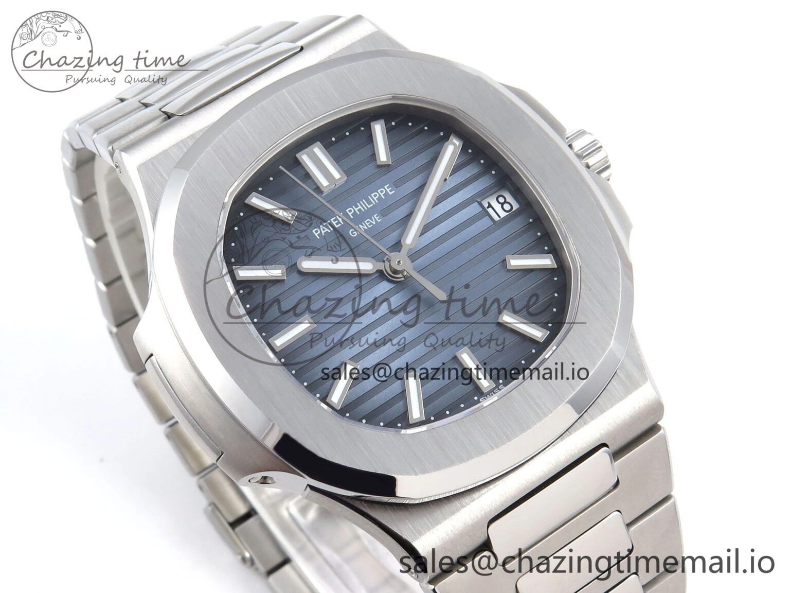 BestValue Nautilus 5711 1A 3KF 1:1 Best Edition Blue Dial on SS Bracelet A324 Super Clone V 8714