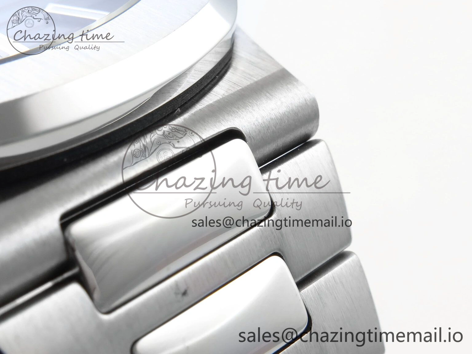 SmartChoice Nautilus 5711 1A 3KF 1:1 Best Edition Blue Textured Dial on SS Bracelet A324 Super Clone V 8653