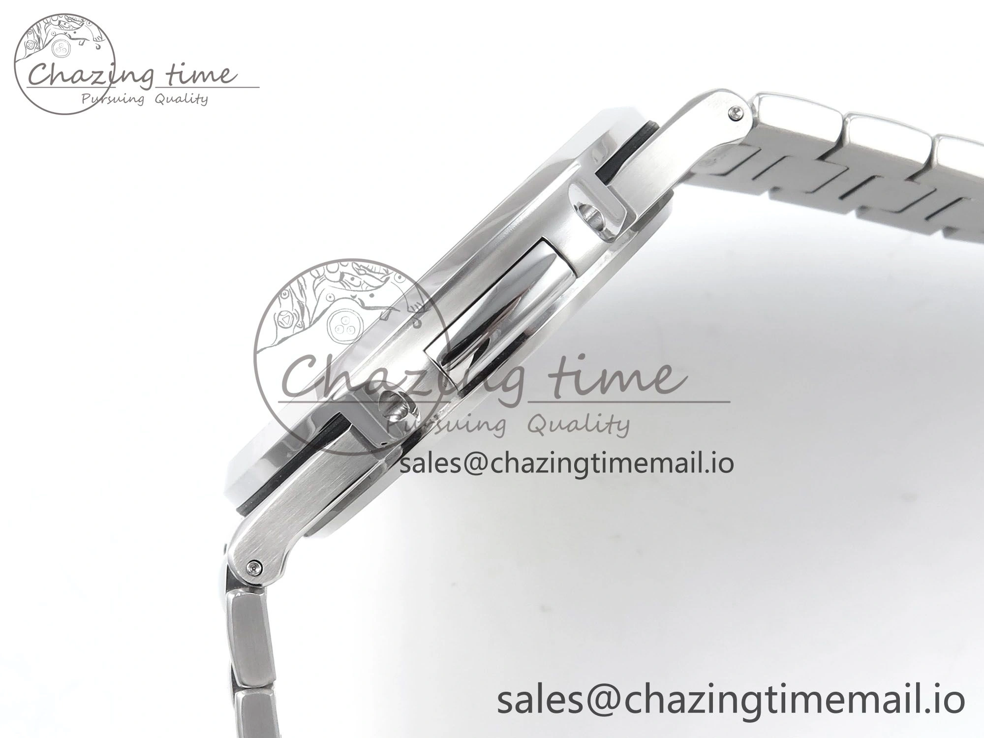 SmartChoice Nautilus 5711 1A 3KF 1:1 Best Edition Blue Textured Dial on SS Bracelet A324 Super Clone V 8653