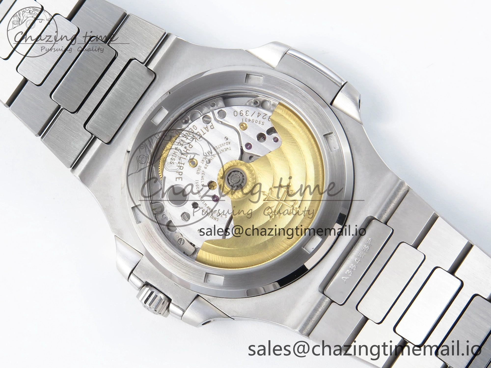 SmartChoice Nautilus 5711 1A 3KF 1:1 Best Edition Blue Textured Dial on SS Bracelet A324 Super Clone V 8653